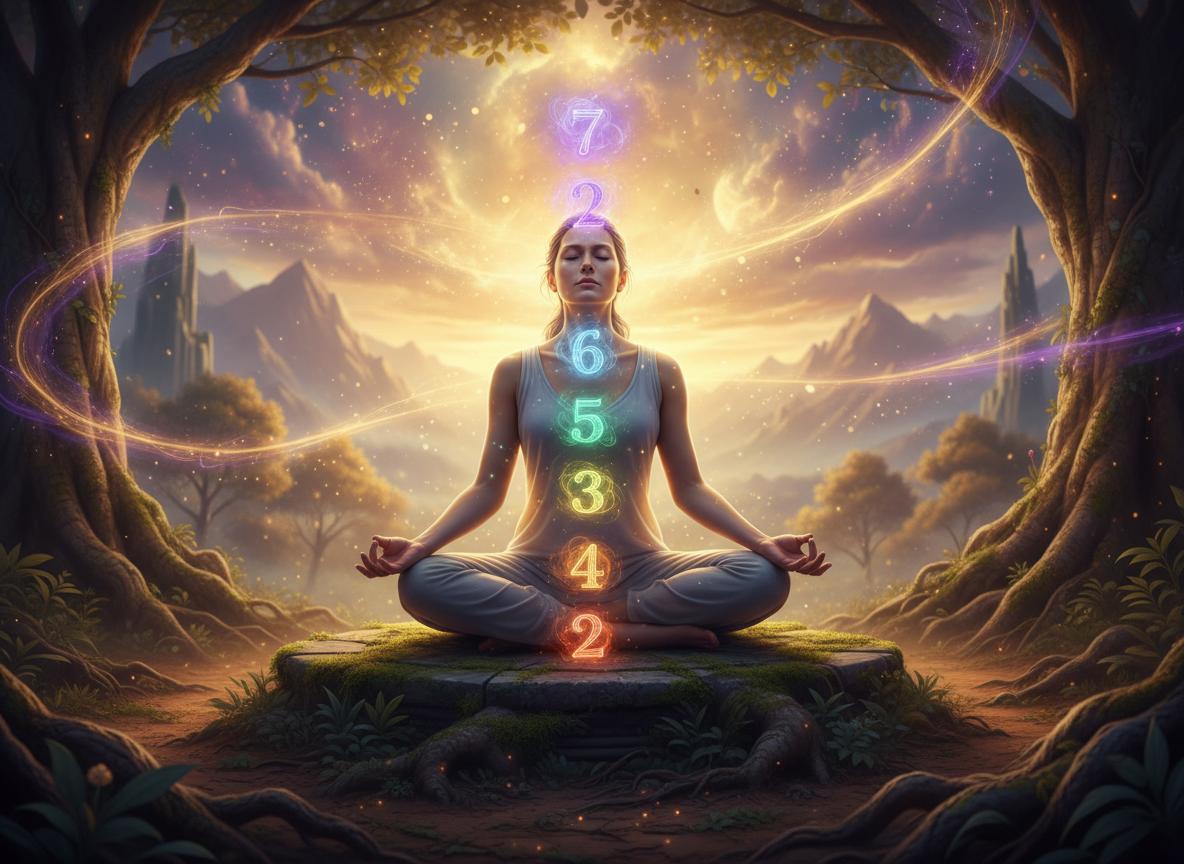 Spiritual awakening with chakra numbers
